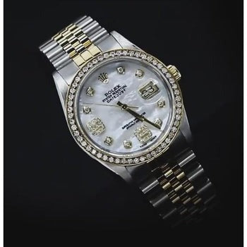 2 Ct. Custom Diamond Ss Rolex 