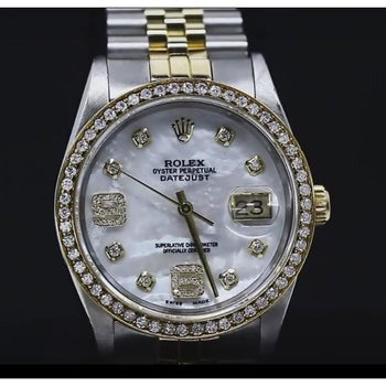 34 Mm Date Watch Rolex