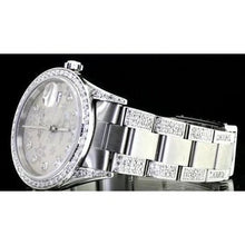 34 Mm Date Watch Covered 8 Ct. Custom Diamond