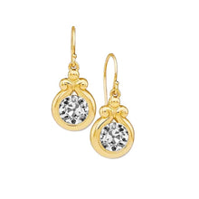 Stud Earrings 14K Yellow Gold with Diamond – main view