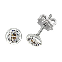 Antique Cushion Brilliant Diamond Drop Earrings 1.50 ct – 14