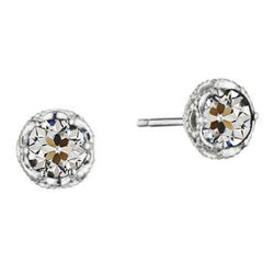Real Fine Diamond Drop Earrings – 14 Karat White Gold 1 ct