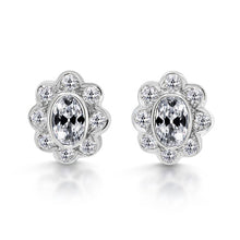 Fine Diamond Earrings 1-ct 14K White Gold – main view