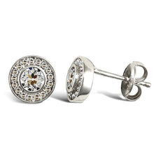 Brilliant Diamond Stud Earrings 1-ct 14 Karat White Gold – main view