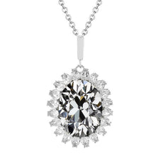 Pendant Necklace 14K White Gold with Fine Diamond – main view
