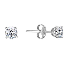 Earrings 14 Karat White Gold with Diamond – main view