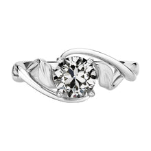 Brilliant Diamond Single Stone Ring 2-ct 14K White Gold – main view