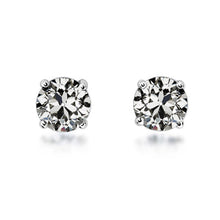 Brilliant Diamond Drop Earrings 1.50-ct 14K White Gold – main view