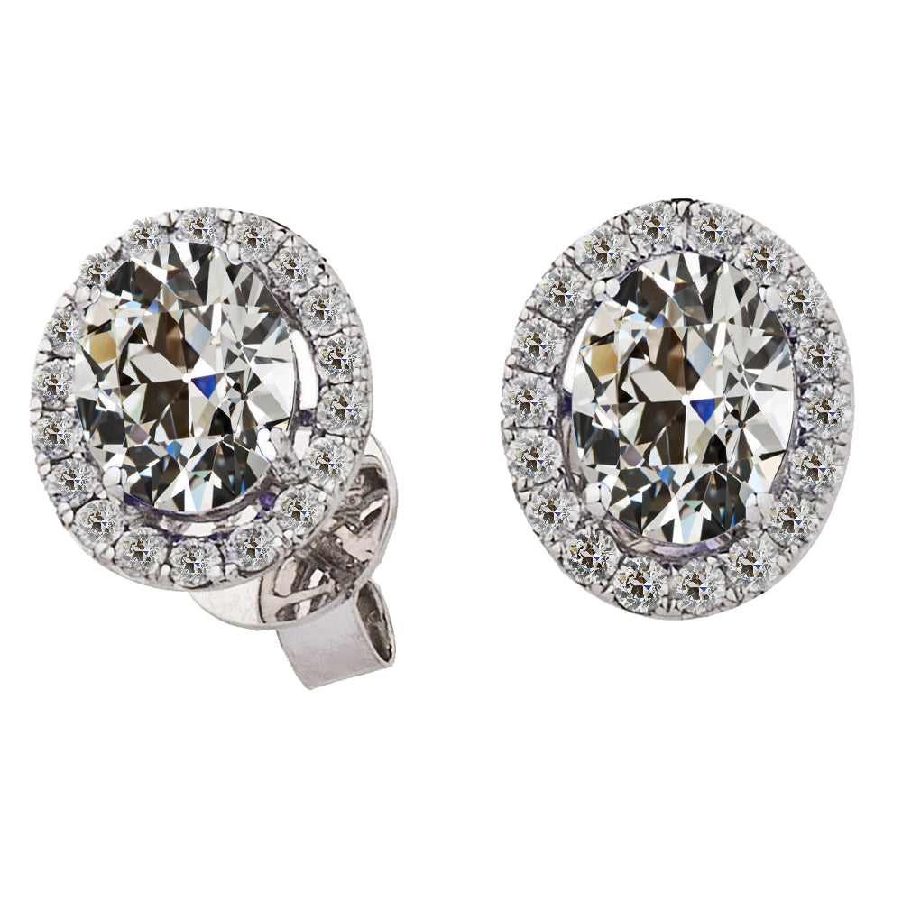 Bespoke Drop Earrings 4 ct – main view