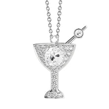 Authentic Brilliant Diamond Drop Pendant 2.50 ct 14K White Gold – main view