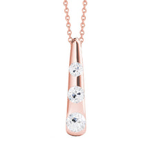 Diamond Pendant 1-ct 14 Karat Rose Gold – main view