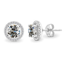 Natural Fine Diamond Earrings 3.50 ct 14 Karat White Gold – main view