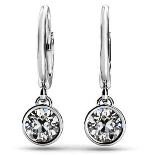 Exquisite Brilliant Diamond Earrings 2 ct – main view