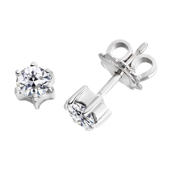 Natural Diamond Drop Earrings – main view