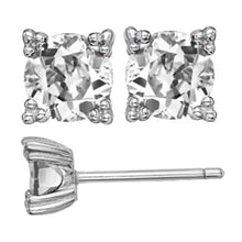 Handcrafted Fine Diamond Stud Earrings 4 ct – main view