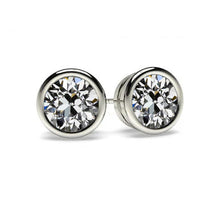 Earrings 14 Karat White Gold with Diamond – main view