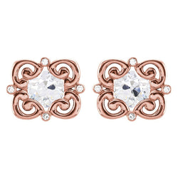 Handcrafted Brilliant Diamond Stud Earrings 3.25 ct by