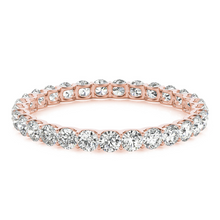Brilliant Diamond Eternity Band – side view