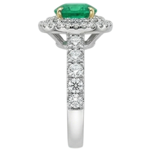 Radiant Precious Stone Ring 2.50 ct – top view