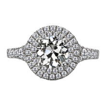 Brilliant Diamond Halo Engagement Ring 3.50-ct 14K White Gold – main view