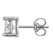 E Vvs1 Genuine Diamond 1.50 Ct. Stud Men Earring White Gold 14K