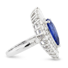 Earth-Mined Pear Shape Cornflower Blue Sapphire Precious Stone