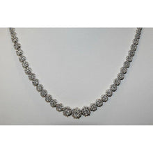 Elegant 20 Carat Real Diamond Gold Necklace