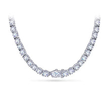 Elegant Gold Chain Real Diamond Necklace