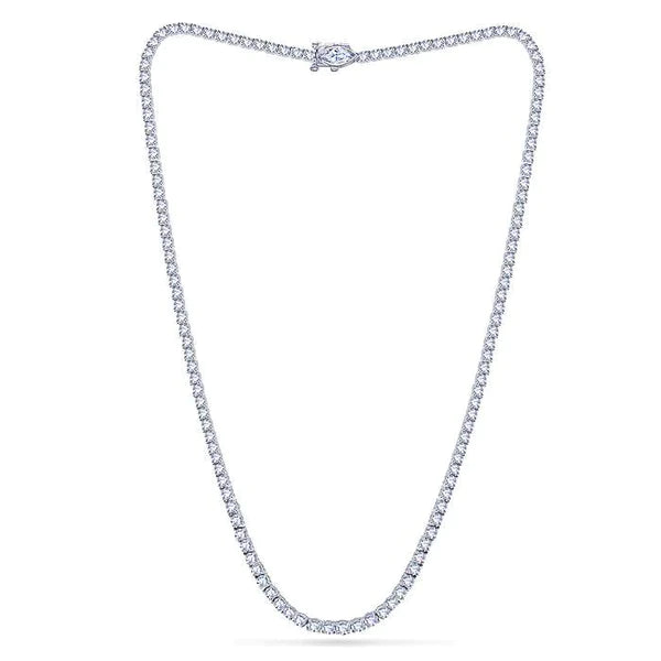 Elegant Gold Chain Real Diamond Necklace