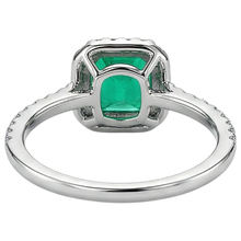 Fine Colored Stone Ring 3.50 ct – back view