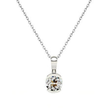 Old Mine Cut Diamond ring in 14K White Gold – main view