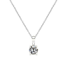 High-End Fine Diamond Pendant Necklace 1 ct – main view