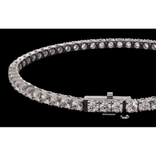 Elegant 9 Carat Lab Grown Diamonds Tennis Bracelet White Gold 14K