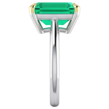 High-End Gemstone Ring 4 ct – top view