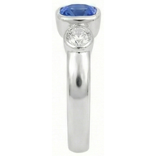 natural emerald sapphire 1.50ct watch top view