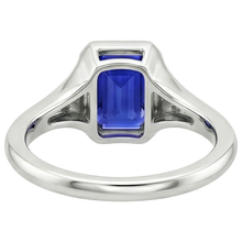 Emerald Solitaire Ring Sri Lankan Sapphire 3 Carats