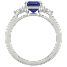 Emerald Sri Lankan Sapphire Natural Earth Mined Diamond Engagement Ring 2.50 Carats