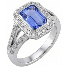 Emerald Tanzanite Natural Earth Mined DIAMOND ( NOT LAB GROWN )s 5.36 Carat Fancy Ring New