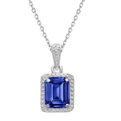 Handcrafted Gemstone Pendant – Cornflower Blue Sapphire 1.50 ct