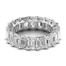 Diamond Eternity Band 9 ct 14K White Gold – front view