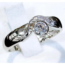 Engagement Ring 1.15 Carats Round Real Diamond Women Jewelry