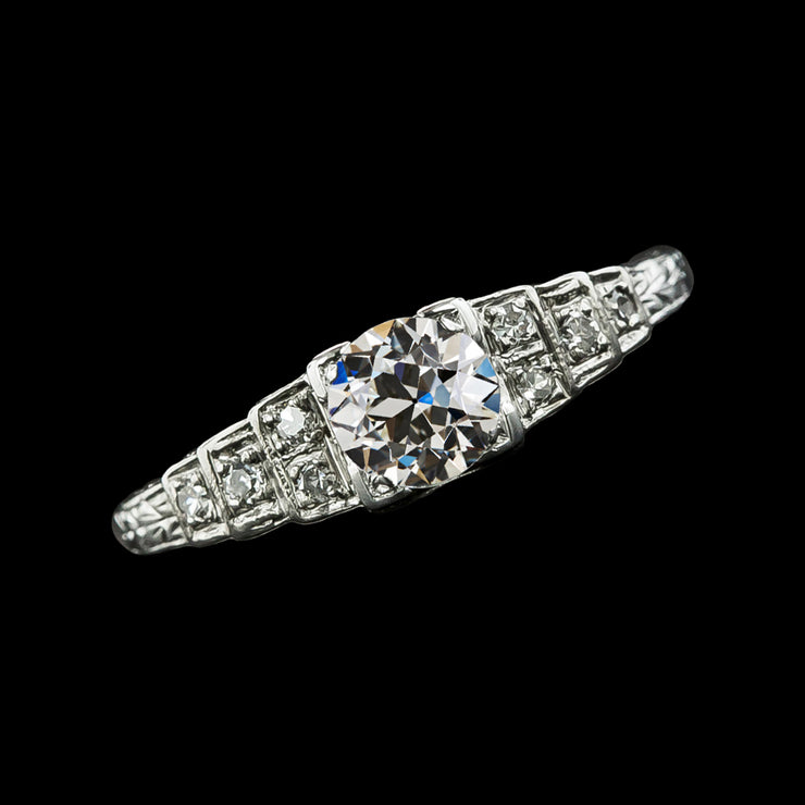 Engagement Round Genuine Old Miner Diamond Ring Gold 14K Jewelry 2.50 Carats