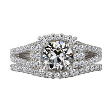 Engagement Ring 14K White Gold with Brilliant Diamond – main view