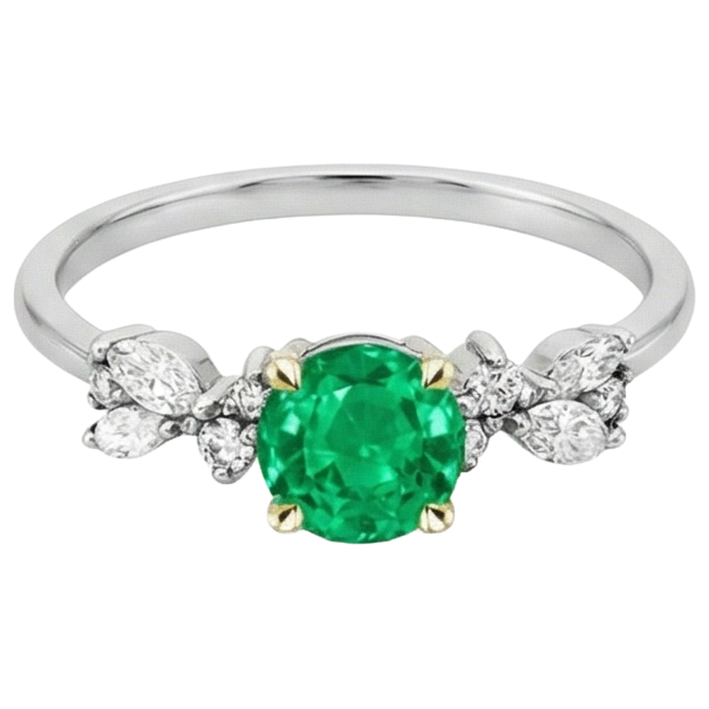 Timeless Precious Stone Ring 2 ct – side view