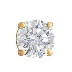 F Vs1 Real Diamond 1.50 Ct. Men's Single Stud Earring