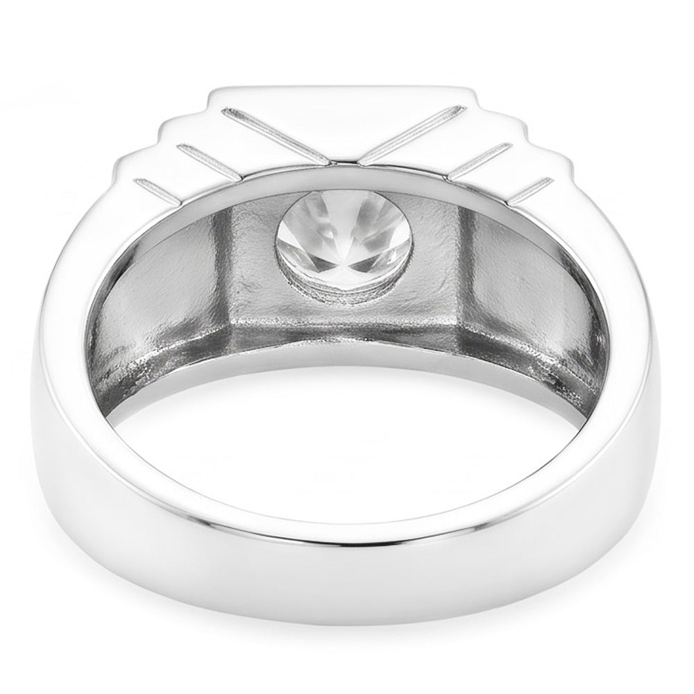 Fine Diamond Old Mine Cut Solitaire Ring 2 ct – 14 Karat White