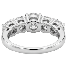 Five Stone Natural Earth Mined DIAMOND ( NOT LAB GROWN ) Engagement Ring 2 Carats White Gold 14K