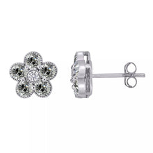 Flower Style Real Natural Earth Mined Diamond Stud Earrings Push Backs Old Miner 5 Carats Gold