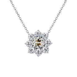 14 Karat White Gold Pendant Necklace with Brilliant Diamond – 2
