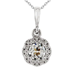 Diamond Halo 2.50 ct F/VS1 – 14K White Gold